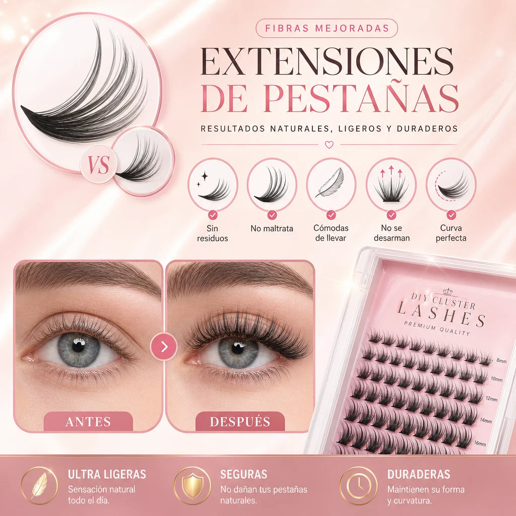 Kit de Pestañas Pelo a Pelo