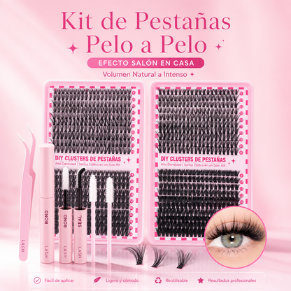 Kit de Pestañas Pelo a Pelo