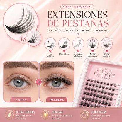 Kit de Pestañas Pelo a Pelo