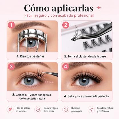 Kit de Pestañas Pelo a Pelo